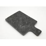 Paddle Shape 25x15cm Marble Stone Placemats Black Polished for sale