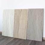 Faux Pu Stone Wall Panel Mushroom Fireproof 3mm 1220 * 2440mm