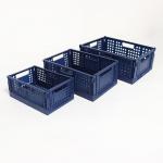 Odorless Square Plastic Household Storage Containers 34*25.5*13cm Stackable Reusable for sale