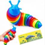 Easter Basket Stuffers 3D Printed Sensory Slug Fidget Toys Anxiety Relief for sale