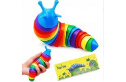 China Easter Basket Stuffers 3D Printed Sensory Slug Fidget Toys Anxiety Relief supplier