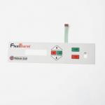 AC 250V Tactile Membrane Switch Panels With LED LGF Backlight for sale