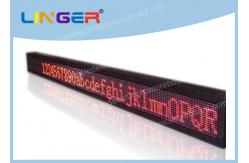 China Super Brightness LED Scrolling Message Sign Easy Maintenance 17222dots/Sqm supplier