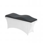 Beauty Salon Velvet Fabric Lash Bed Topper Memory Foam 180*60*18cm for sale