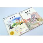 Diary Printing Cardboard Cover 140gsm Loose Leaf Spiral Notebook for sale