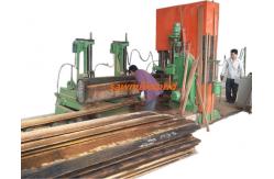 China woodworking vertical band saw mill machine with trolley CNC log carriage supplier