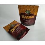 Food Grade Plastic Pouches Packaging , Heat Seal Matt Stand Up Coffee Pouches for sale