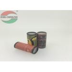 Customized Clear Plastic Window Top Paper Tube Packing Matchbox CMYK Printed