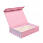 Custom Pink Perfume Essential Oil Bottle Foam Magnetic Paper Boxes with Matt Lamination for sale