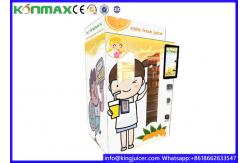 China Automatic Orange Fresh Vending Machine 24 Hours Service Help Cashless Payment supplier