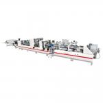 4 / 6 Corners Box Folder Gluer Machine Automatic Straight Line Lock Bottom PRY-850IV/1100IV for sale