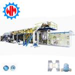 Precise  Adult Diaper Making Machine Embossing Printing Stacking Function for sale