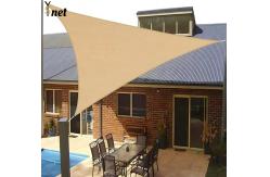 China 5x5x5m Beach Sun Shade Sail 320gsm 350gsm Custom Triangle Shade Sail supplier