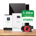UN38.3 Power Solar Energy System All Black Solar Panel Complete Set On Off Grid Home 5KW 10KW 12KW 20KW 30KW for sale