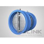 Ductile iron Duo check valve Dual-plate Wafer Type Rubber Resilient Seated for sale