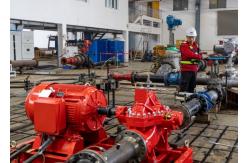 China 750 GPM @ 155 PSI UL/FM Split Case Fire Pump Electric Motor Driven | NFPA20 supplier