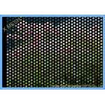 Silver Architectural Perforated Metal Panels , Round Hole Stainless Perforated Sheet