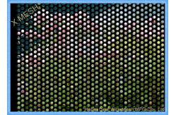 China Silver Architectural Perforated Metal Panels , Round Hole Stainless Perforated Sheet supplier