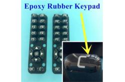China Customized Epoxy 60 Shore A  Silicone Rubber Button Pad supplier