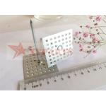 Easy Bending Galvanized Steel Insulation Fasteners With Square Stamped Hole Base