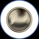 200# D52mm Aerosol Tin Can Components Dome Tinplate Can Bottom Metal Packaging for sale