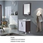 Floor Mounted Bathroom Vanity Cabinets PVC Carcase Material 610*470*500mm for sale