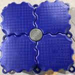 Versatile Blue Modular PE Pontoon For Customizable Docks for sale