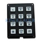 Rugged Plastic Industrial Numeric Keypad 12 Keys For Access Control System