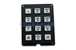 China Rugged Plastic Industrial Numeric Keypad 12 Keys For Access Control System supplier