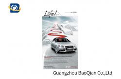 China Car 3D Lenticular Poster Customized UV Printing Nontoxic Material High Definition supplier