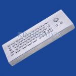 IP65 Rated Industrial Computer Desktop Mini Metal Keyboard With Trackball for sale