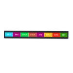 Shelf Edge Stretched Bar LCD , WiFi 4G LTE Ultra Wide Stretched Displays for sale