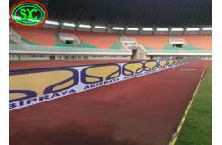 China Sports perimeter stadium led display banner , advertising led perimeter system solution supplier