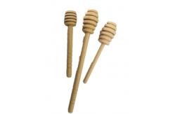 China Long Handle Wood Honey Stir Bar Honey Splash Bar For Splashing Honey supplier
