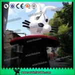 Outdoor Christmas Lovely Inflatable Rabbit For Advertisement 210D Oxford Cloth for sale