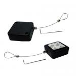 Locking System Retail Security Devices 1.5M Retractable Steel Wire Square Shape for sale