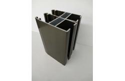 China Electrophoresis Coating Aluminium , Snap Frame Profile ,  Strangle Shape For Rail supplier
