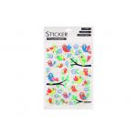 Custom Flocking Stickers Printing Service Neon Decorative Promotional Gifts Support for sale