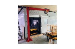 China 5 Ton Remote Control Column Jib Crane With Overload Protection supplier