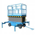 Battery Powered 10 Meter Scissor Lift Hydraulic Mobile Scissor Platform for sale
