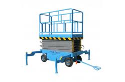 China Vertical 3m Scissor Lift 300kg Movable Hydraulic Lift For Warehouse supplier