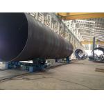 Traversing 200T Conventional Pipe Welding Rotator Rubber Wheel Tank Turning Roller