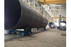 China Traversing 200T Conventional Pipe Welding Rotator Rubber Wheel Tank Turning Roller supplier