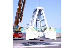 China 12 m³Radio Remote Control Cargo Clamshell Crane Grab Bucket supplier