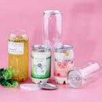 Food Grade Clear Plastic Juice Jars Plastic Soda Can for sale