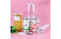 China Food Grade Clear Plastic Juice Jars Plastic Soda Can supplier