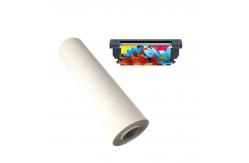 China Matte Adhesive Canvas For Solvent Inks Wall Decoration 350gsm supplier