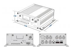 China Vehicle CCTV System AI MDVR With ADAS DSM BSD Black Box APP Control supplier