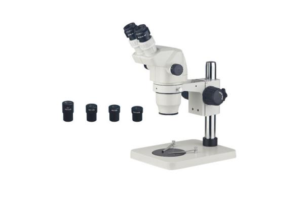 3.35x ~ 180x Trioncular Zoom Stereo Microscope 105mm Effective Distance