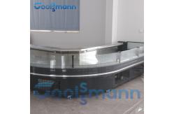 China Deluex Self Service Counter Fresh Meat Cooler Display Refrigerator supplier